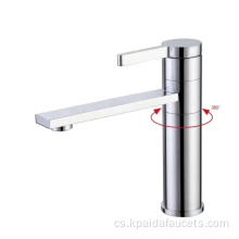 Koupelný dřez Chrom Leštěný luxusní faucet